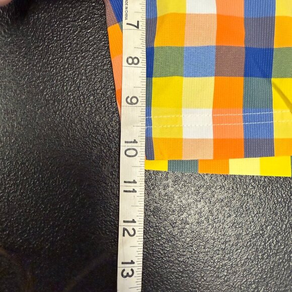 Puma Sport Lifestyle Plaid Golf Shorts Mens size 34 Checkered Retro Style Fowler - Picture 5 of 10